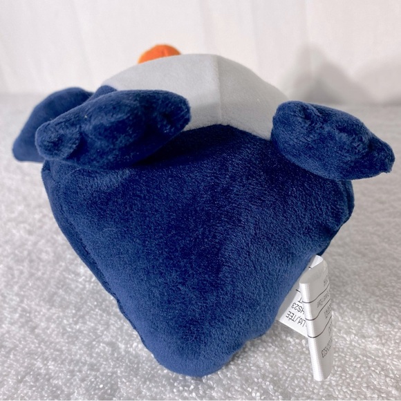 Kinder Surprise Blue White Penguin Plush W Red Earmuffs Stuffed Animal - Picture 5 of 11